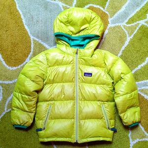 Patagonia Children's Hooded Goosedown Puffer Coat
